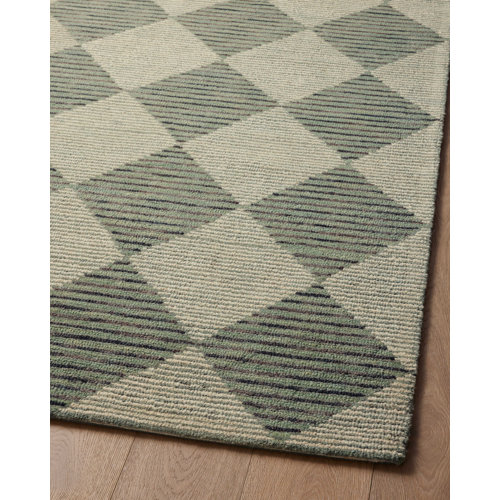 Chris Loves Julia x Loloi Francis Wool Beige / Charcoal Rug & Reviews